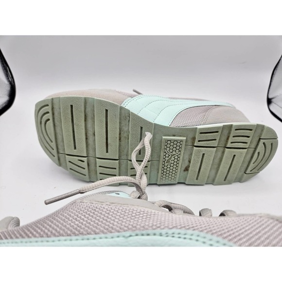 Puma Soft Foam Optimal Comfort Size 9 Light Gray/Teal Green Athletic Shoes - Picture 10 of 12